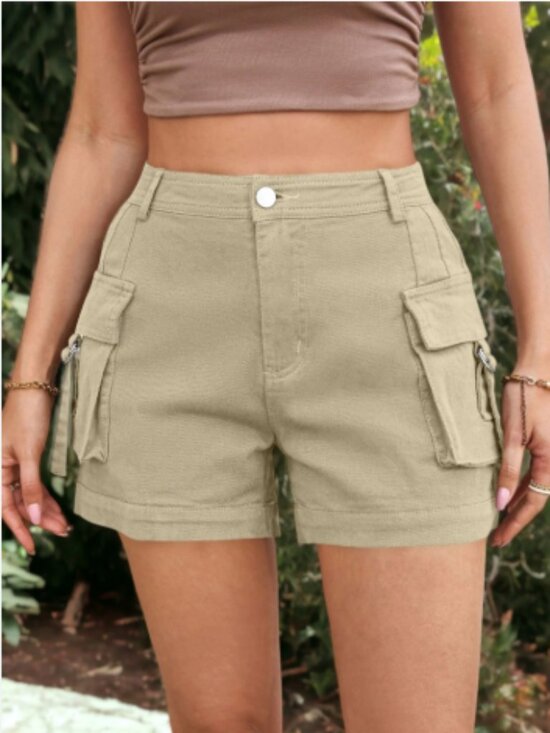 Rue21 Pants - Rue 21 NWT Khaki Cargo Shorts Sz 13/14